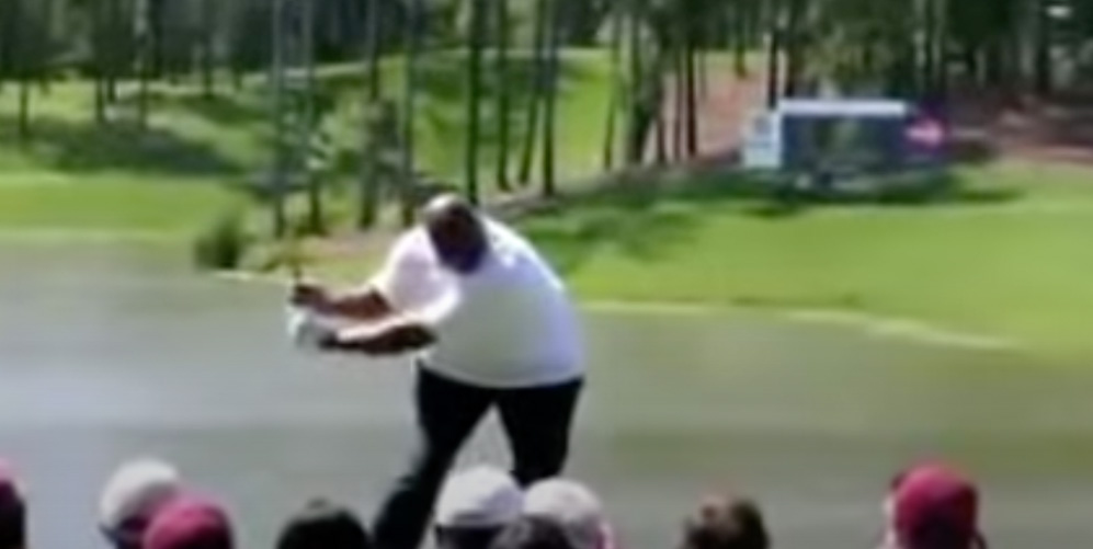 Charles Barkley golf sving