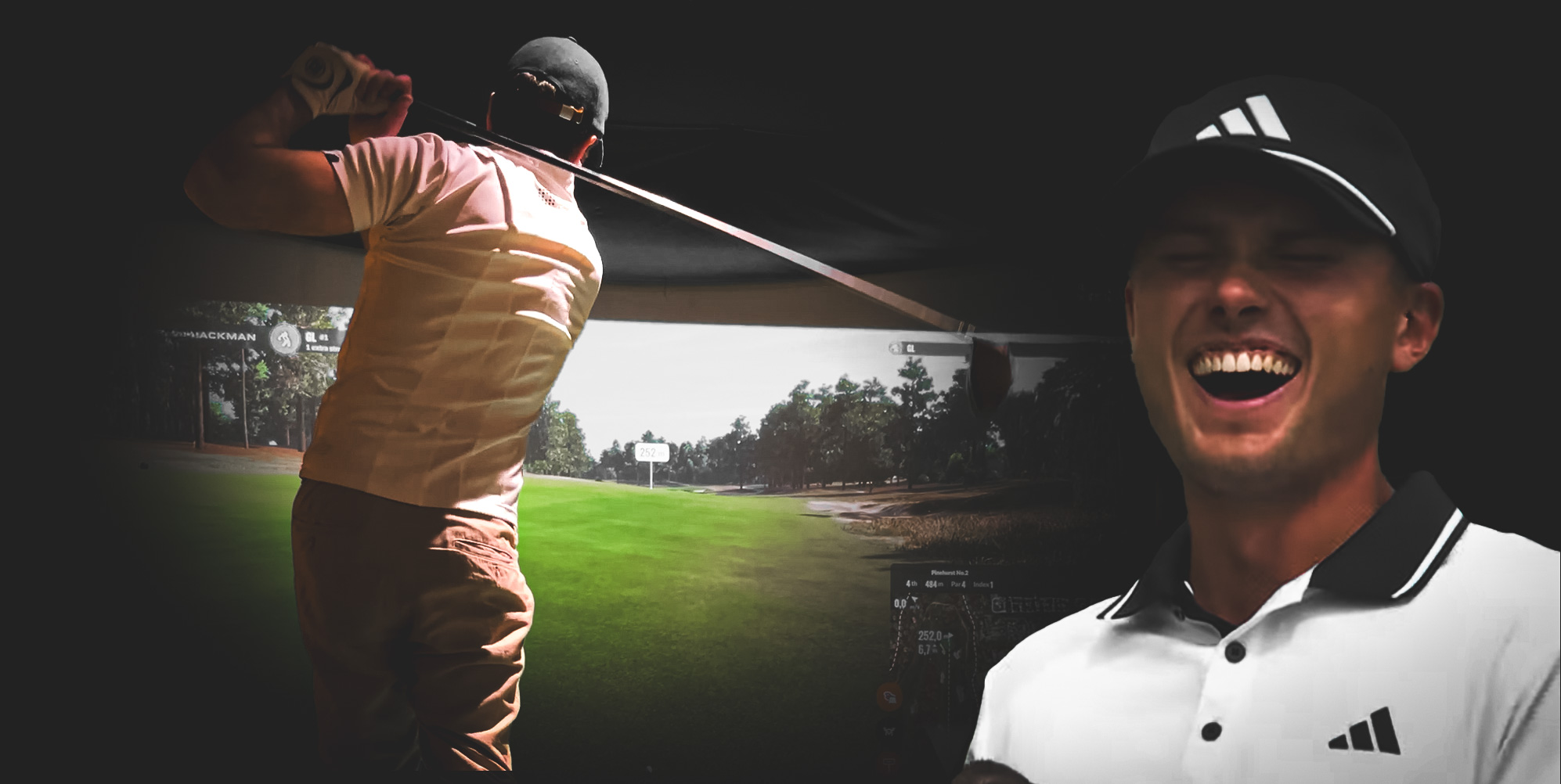 Ludvig Åberg och inomhusgolf