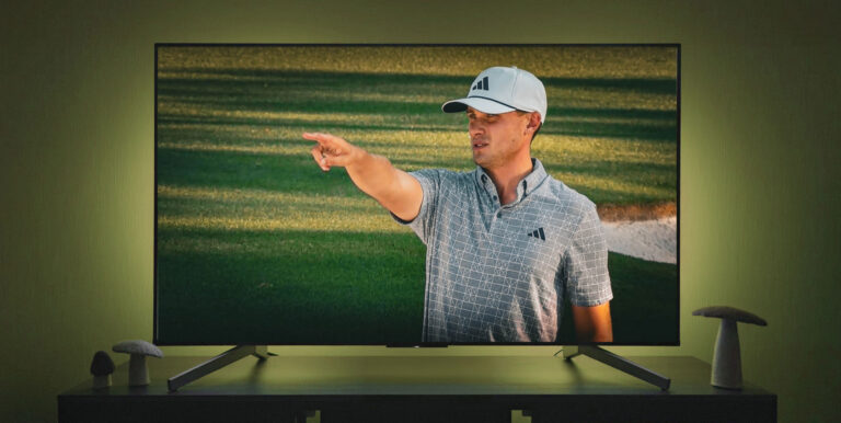 Ludvig Åberg på tv